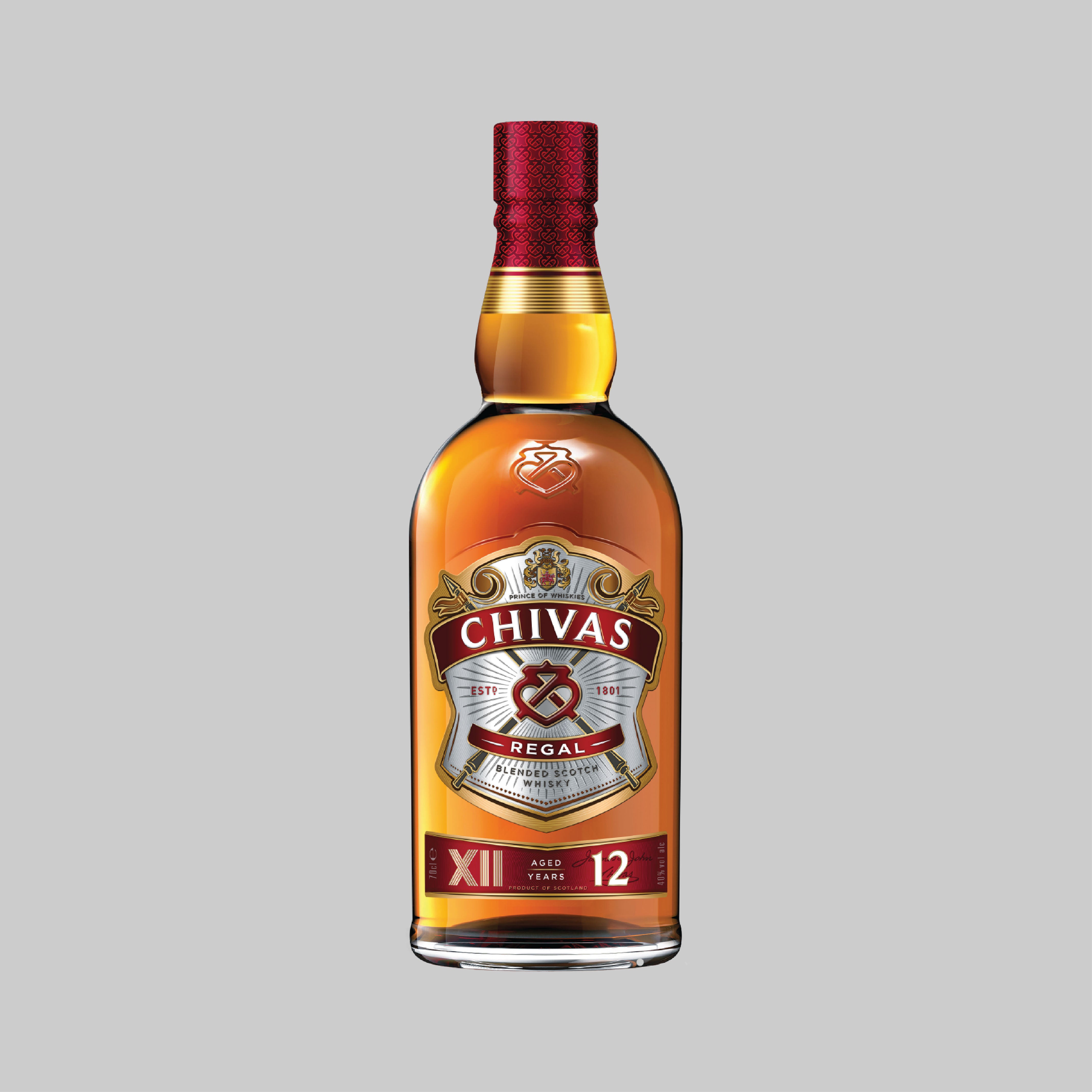 Chivas Regal 12 Year Old Blended Scotch Whisky 700ml 40.0% | Time2Drink